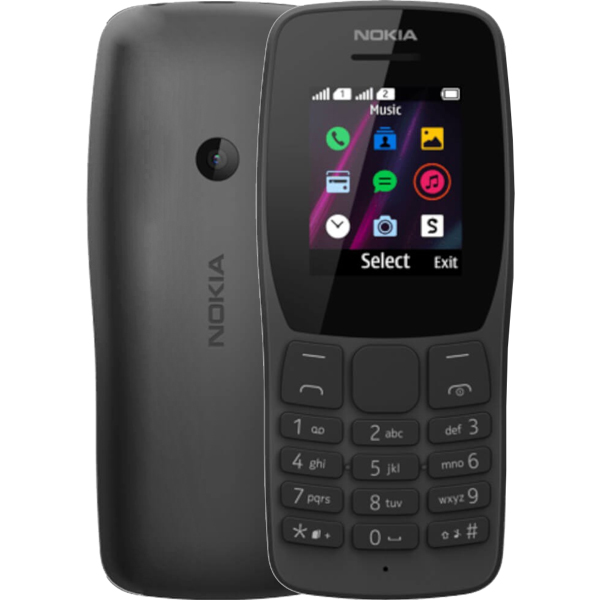 Nokia 110 - nghe nhạc - chụp ảnh 2019 pin sạc đầy đủ