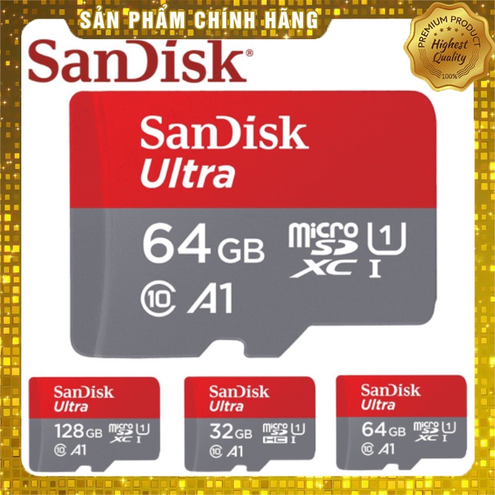 Thẻ nhớ sandisk microsdhc ultra 4gb/8gb/16gb/32gb