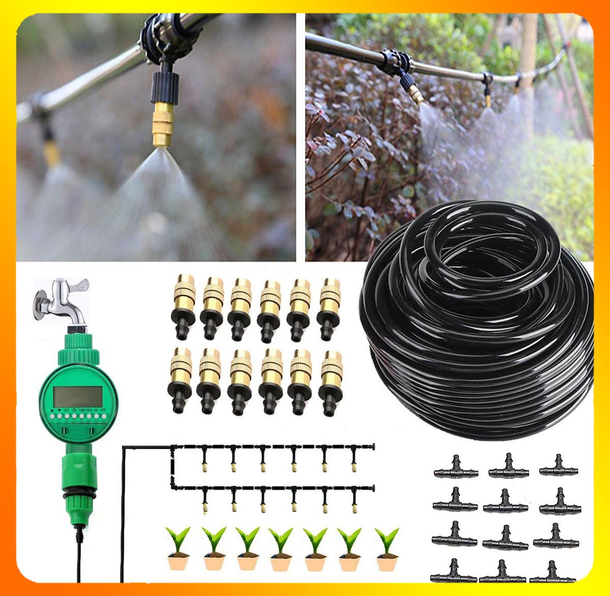 Hệ thống tưới tự động 12 béc phun sương đầu đồng