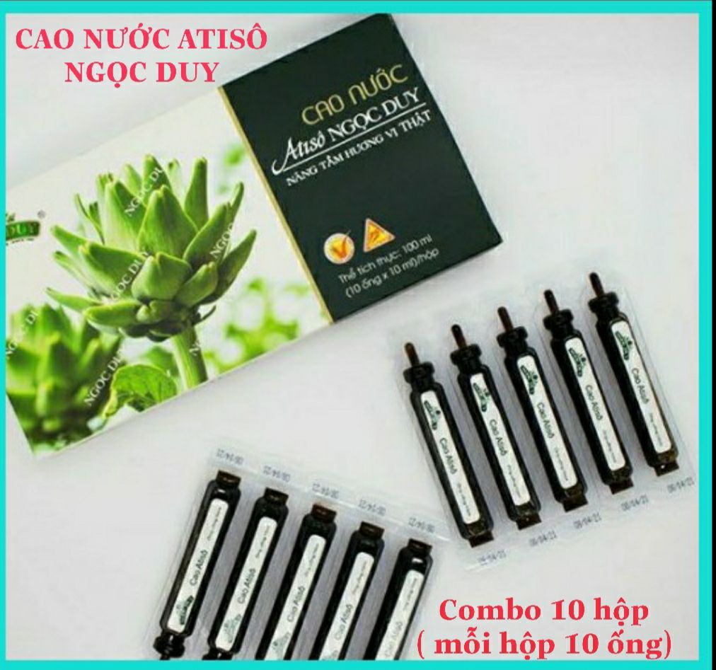 Combo 10 hộp cao nước atisô Ngọc Duy đặc sản Đà Lạt Đà Lạt