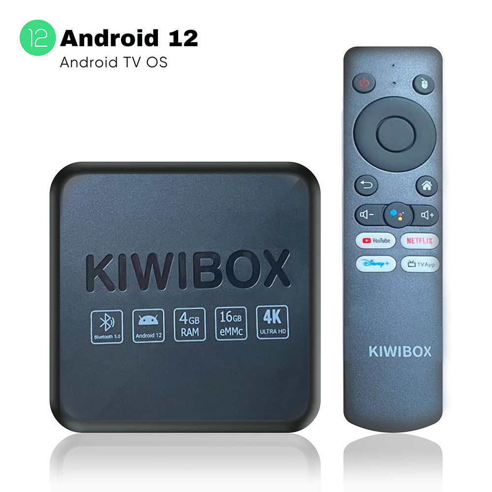 Tv box kiwi s10 pro max ram 4g android tv 12 wifi 6 bluetooth 5.0