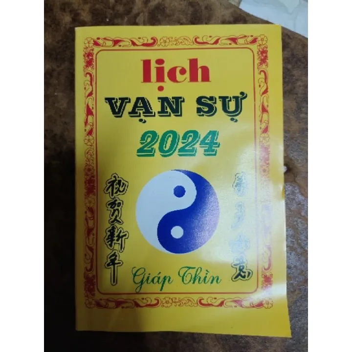Sách lịch vạn sự giáp thìn 2024
