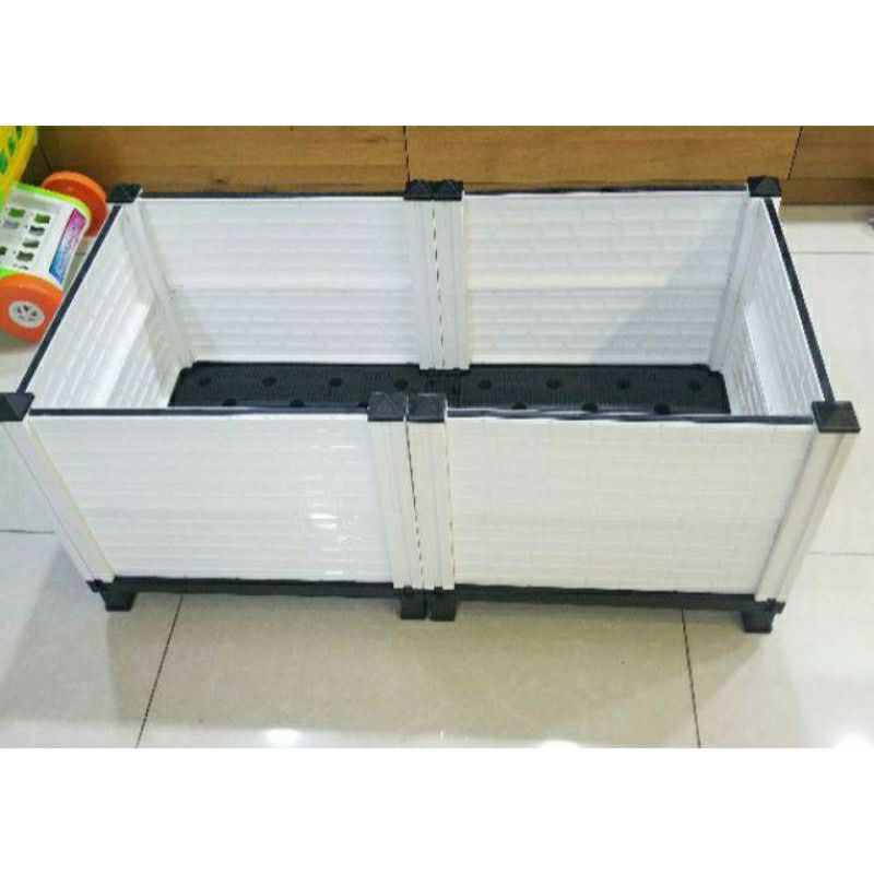 chậu lắp ghép trồng cây thông minh 80x40x35cm
