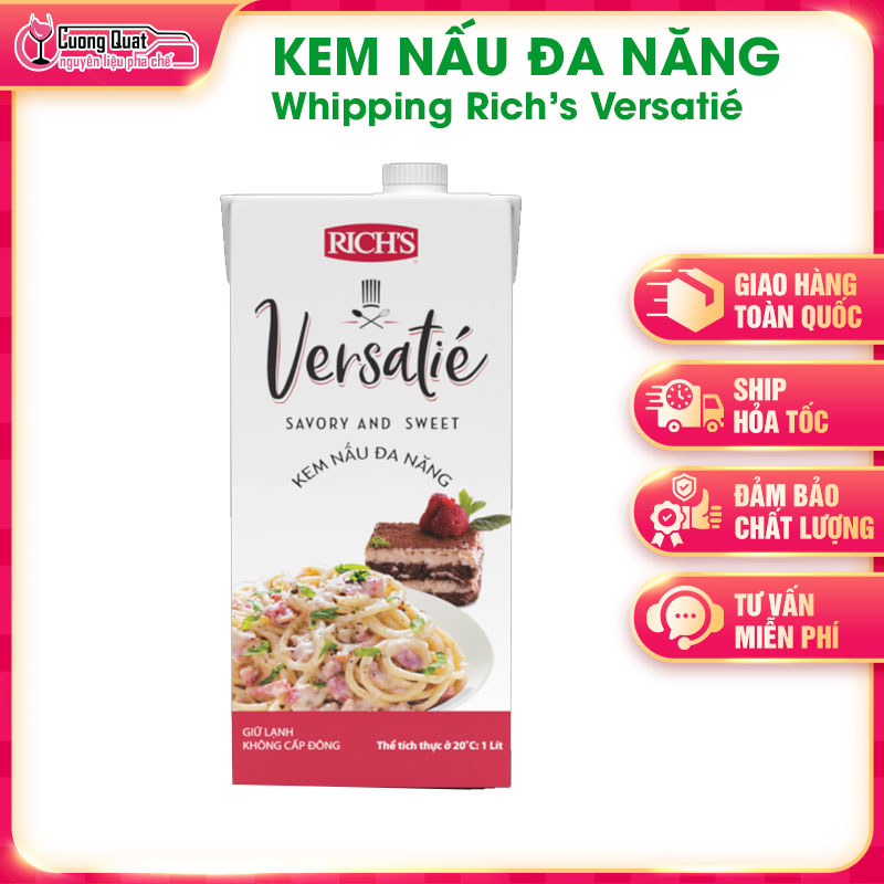 (Hàng Lạnh) Kem Rich nấu đa năng - Whipping Rich's Versatié 1L