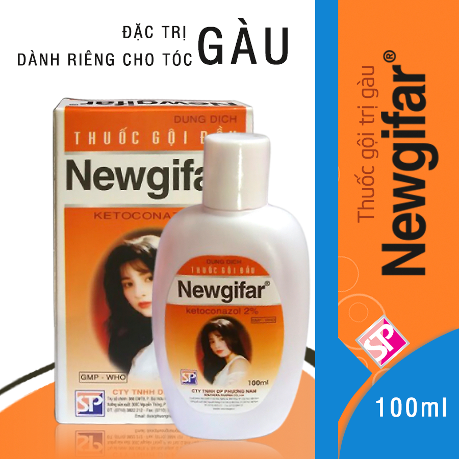 Thuốc gội đầu trị gàu newgifar