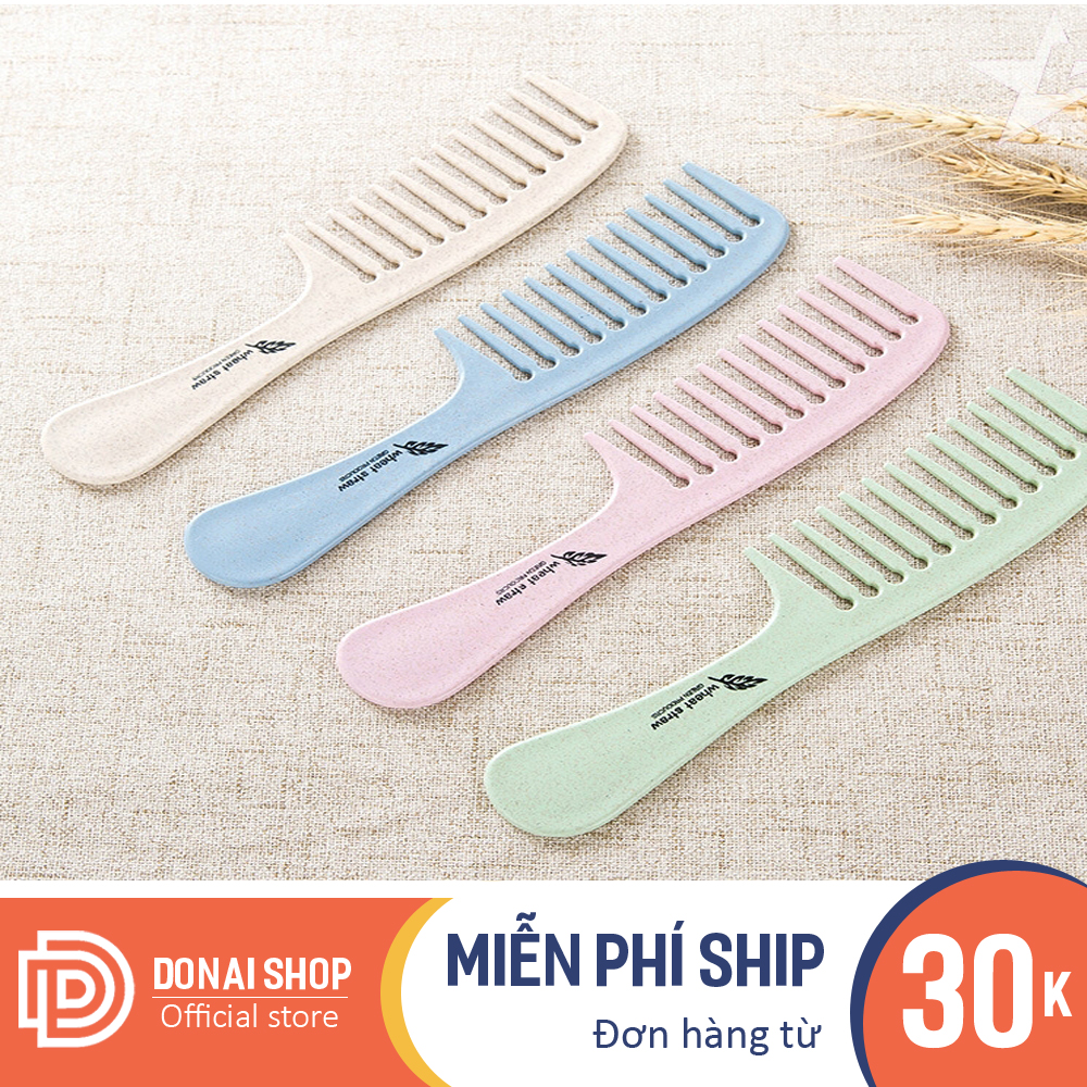 Lượt chải tóc Hàn Quốc chống rối loại dày tiện dùng cho mọi thành viên trong gia đình 21.LCT.DONAI