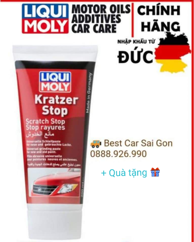 Liqui Moly 2320 - Xóa vết xước bề mặt sơn,bóng sơn ô tô - xe máy tuýp 200ml