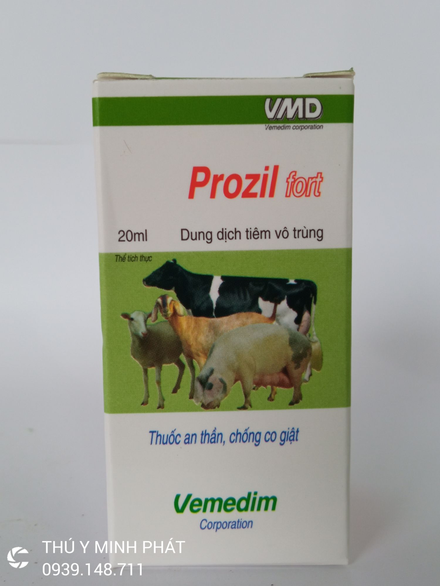 PROZIL fort chai 20ml an thần chống co giật