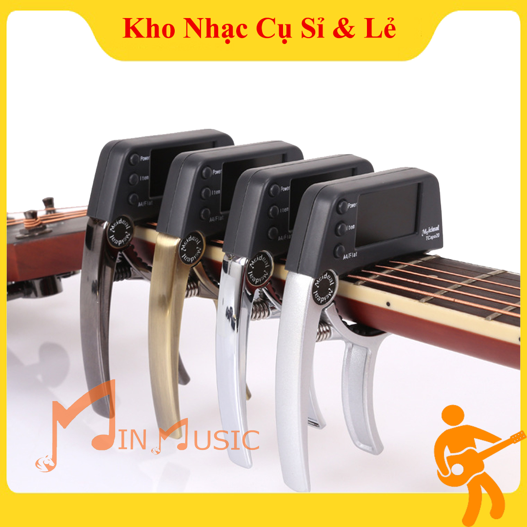 Capo Guitar có tích hợp Tuner lên dây đàn