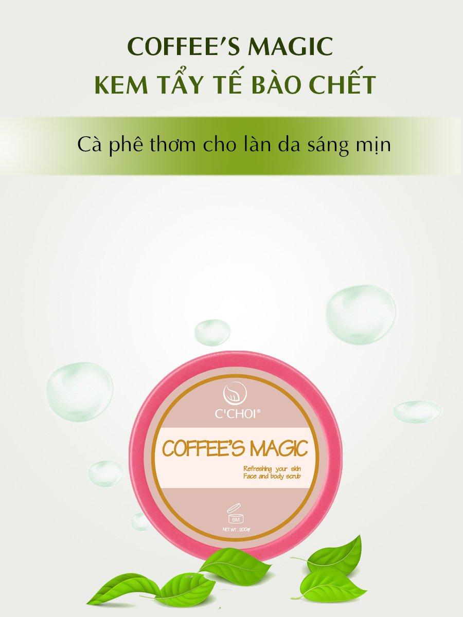 Coffee's magic - kem tẩy tế bào chết