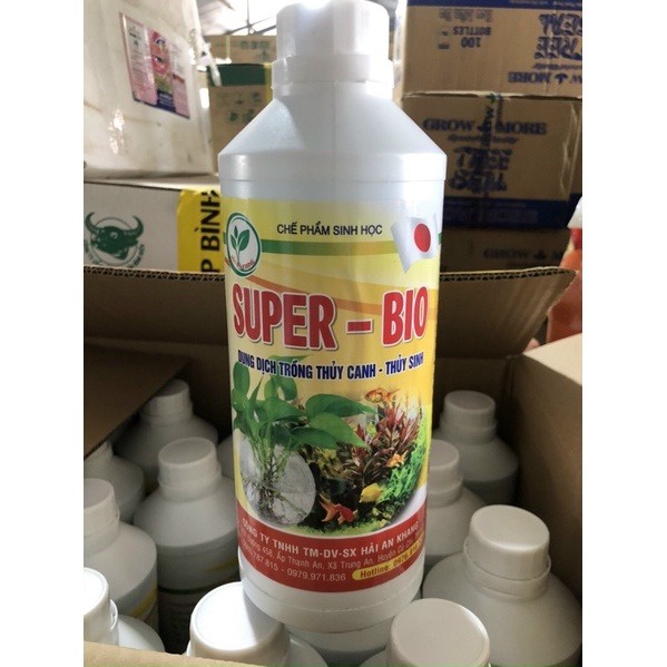 Dung dịch trồng thủy canh, thủy sinh Super - Bio 100ml -1lít