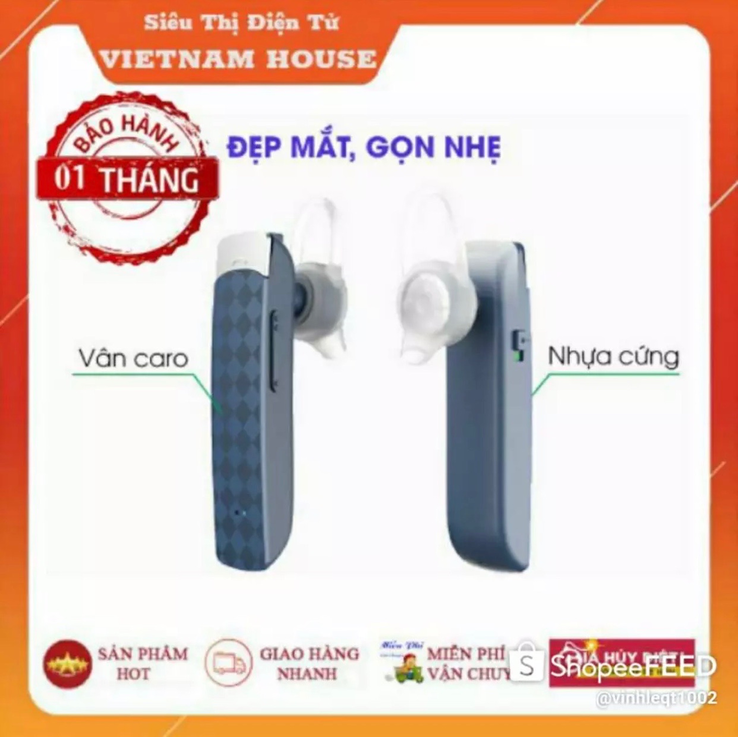 🔴Chính Hãng🔴Tai nghe Bluetooth Roman R552N Xanh [Đã Sử Dụng]