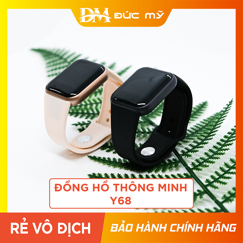 Đồng hồ thông minh y68 | hàng chuẩn nội địa phân phối bởi Đức Mỹ Store không bán sản phẩm không rõ nguồn gốc bảo hành từ 6-12 tháng tất cả các loại sản phẩm của shop