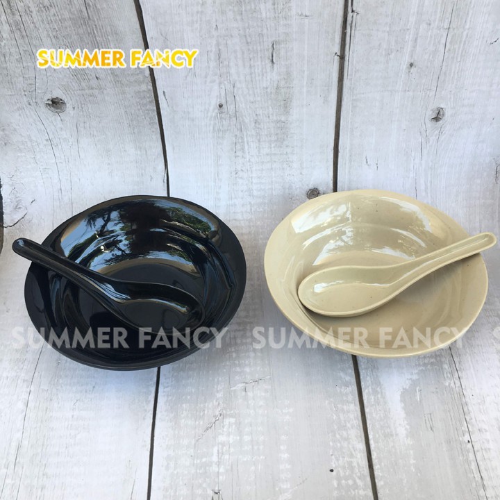 Tô Hoa 15.0 X 4.5 Cm Nhựa Melamine, Bát Ăn Chè, Sinh Tô Trái Cây Dầm - Small Bowl