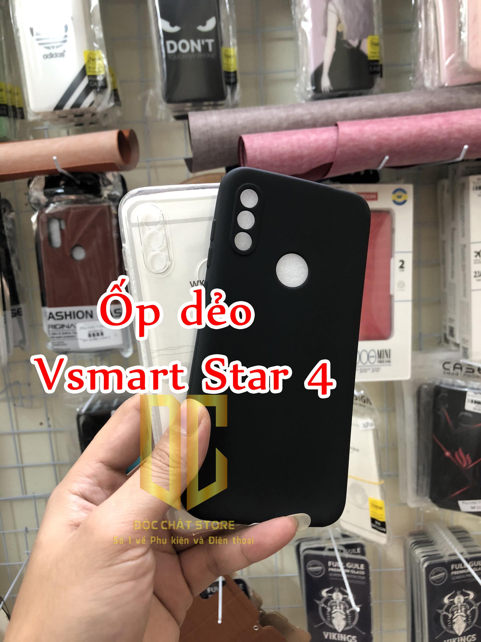 Vsmart star 4 - ốp dẻo tpu đen nhám/ trong suốt