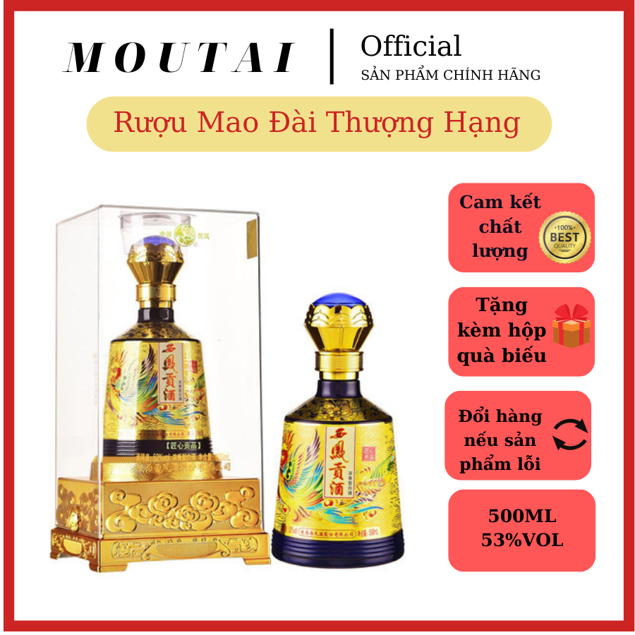 Mao đài phượng hoàng cổ trấn độc đáo sang trọng