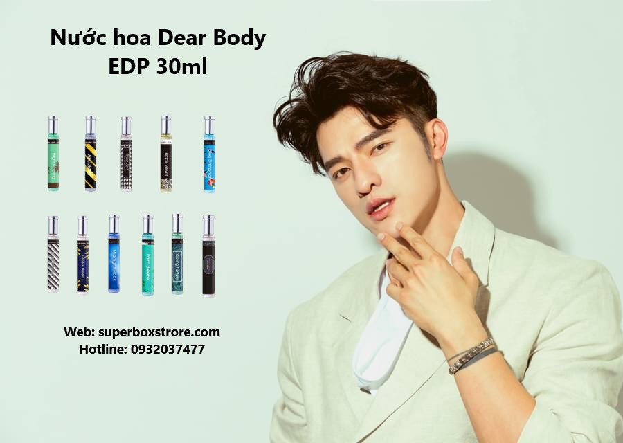 Nước hoa dear body - eau de parfume 30ml - dành cho nam