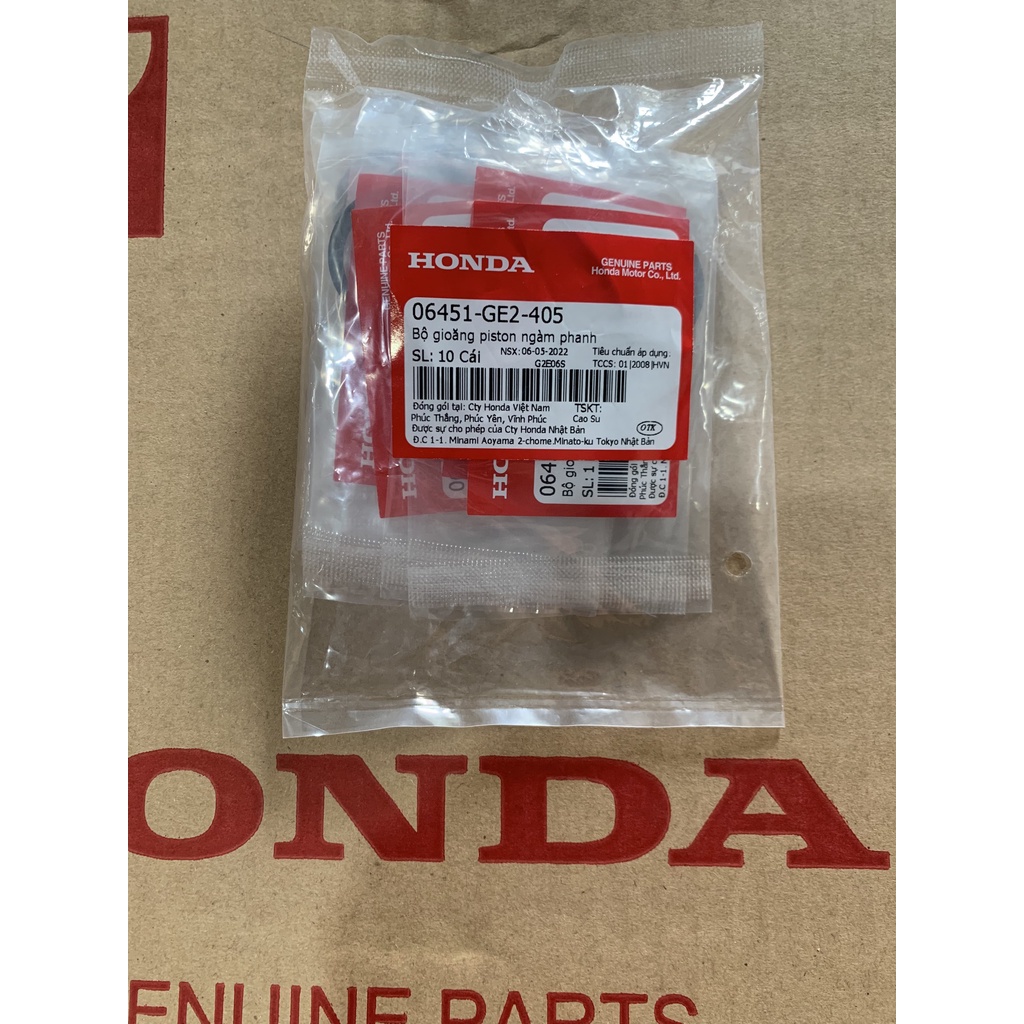 Bộ gioăng piston ngàm phanh wave rs, airblade 110
