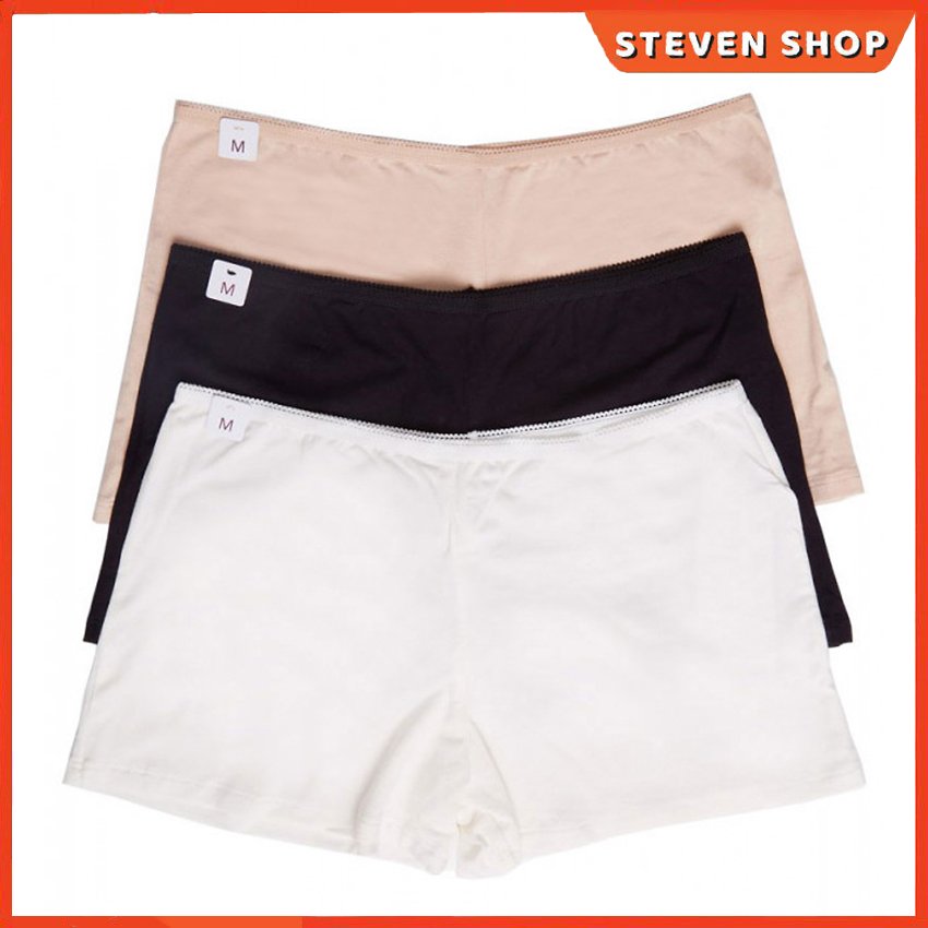 Combo 3 Chiếc Quần Lót Nữ Mặc Váy iBasic V107, Quần Lót Boyshort, Chất Liệu Cotton Mềm Mại, Co Dãn Tốt - STEVEN SHOP