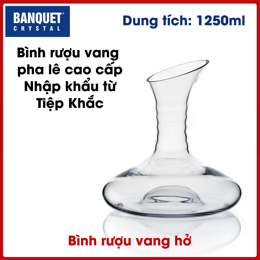 [HCM]Bình đựng vang decanter dung tích 1250ml (DEC1250)