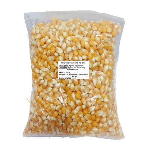 Bắp mỹ khô dùng làm bắp rang bơ 500gr