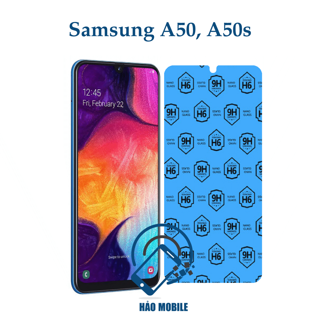 Dán cường lực dẻo nano 9H Samsung A50, A50s