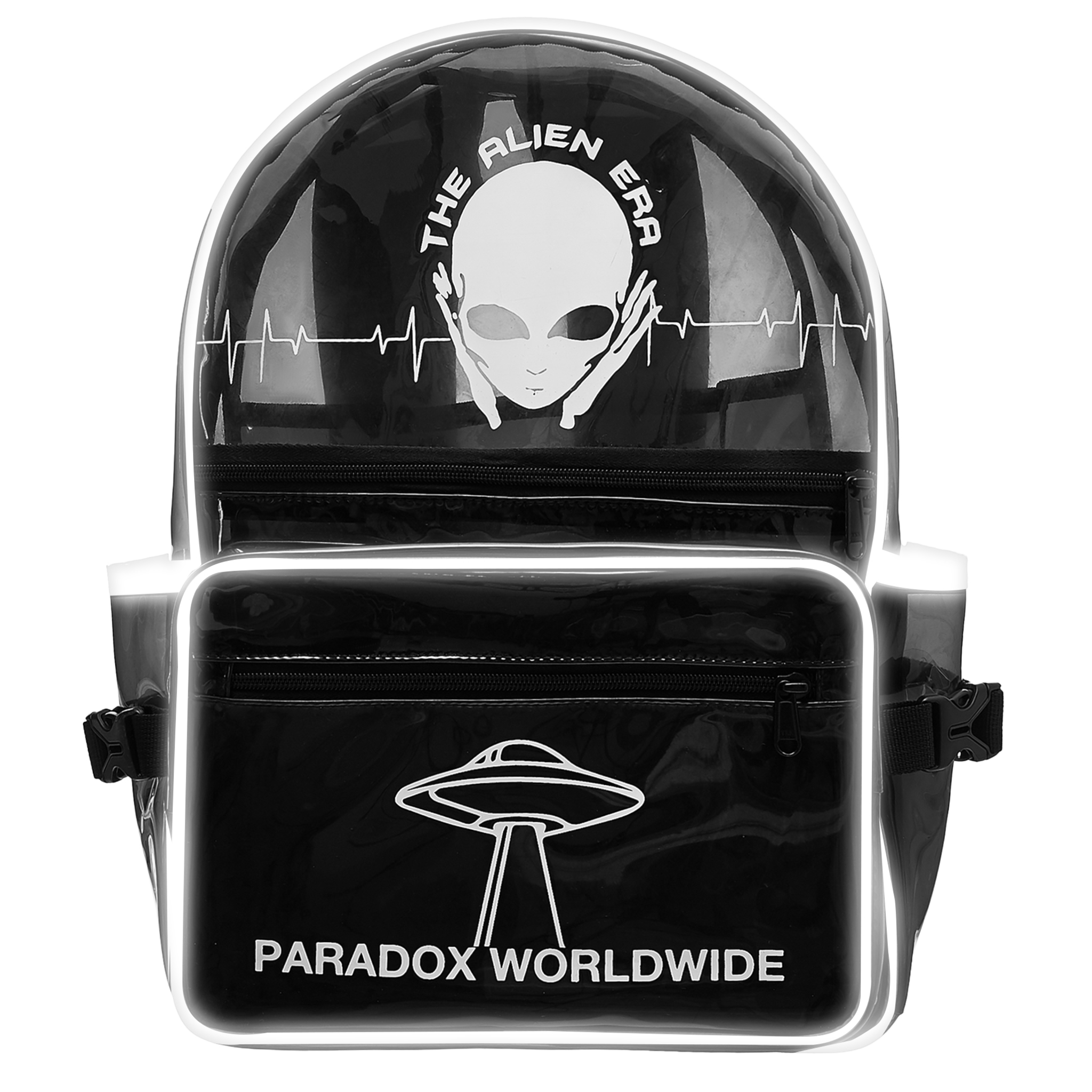 PARADOX Balo ALIEN ERA BACKPACK - BLACK POCKET