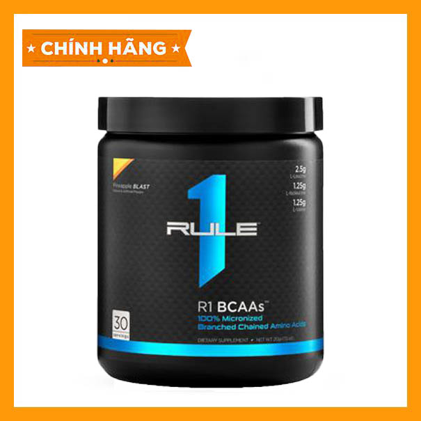 Thực phẩm bổ sung hỗ trợ hồi phục và phát triển cơ bắp rule1 bcaa 30 servings - 213g