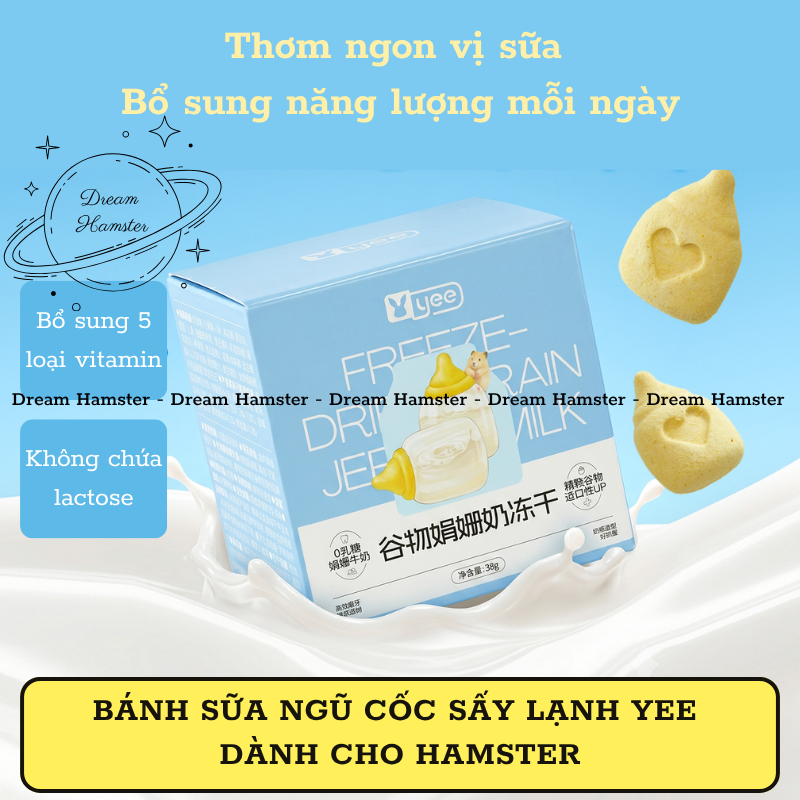 Bánh sữa ngũ cốc sấy lạnh Yee dành cho hamster