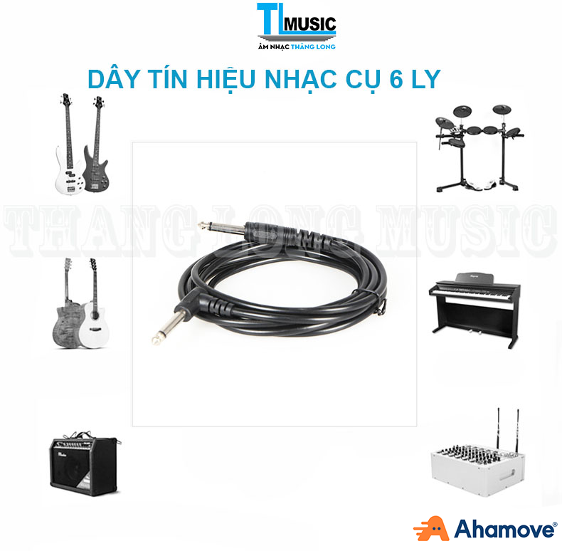 Dây line - dây tín hiệu đàn - Guitar Cable 3m