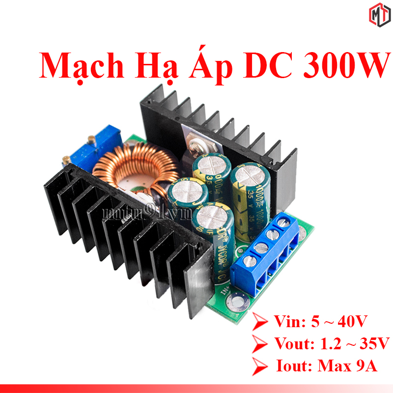 Mạch Giảm Áp | Hạ Áp (BUCK) DC-DC 5 - 40V ra 1.2 - 35V 9A - 300W