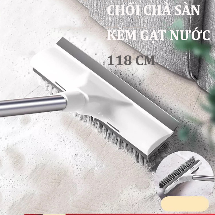 Chổi chà sàn kèm gạt nước 2 trong 1 thông minh loại cổ cố định