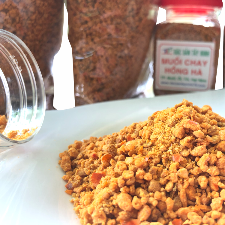 [HCM]Muối Ớt Tỏi Tây Ninh Loại Đặc Sản ( Muối Chay hiệu Hồng Hà Gói 500gr )