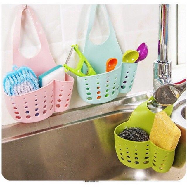 Giỏ treo bồn rửa bát tiện dụng - Giỏ đựng đồ đa năng treo bồn rửa bát