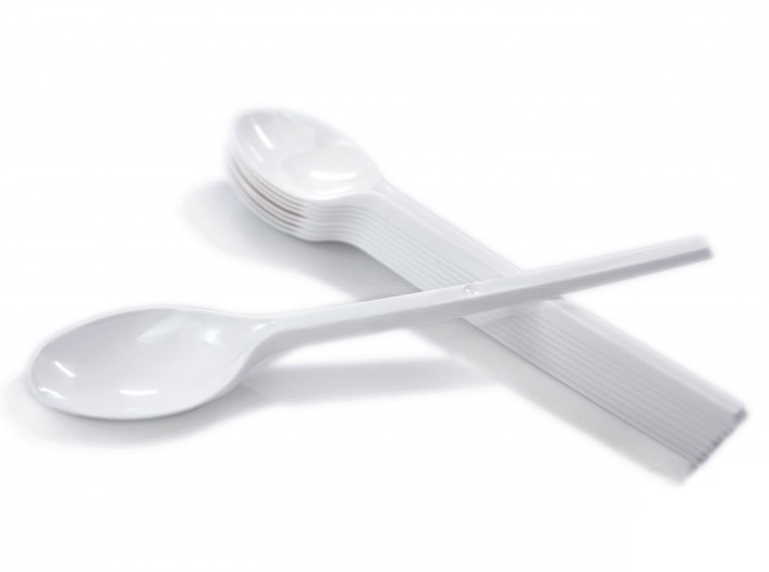 Muỗng nhựa dùng 1 lần an toàn vệ sinh 1 bịch 100 cái