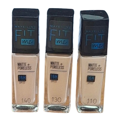 Kem Nền Kiềm Dầu, Cho Lớp Nền Mịn Lì Tự Nhiên Maybelline Fit Me Matte Poreless che phủ lên đến 16 giờ - 30ml