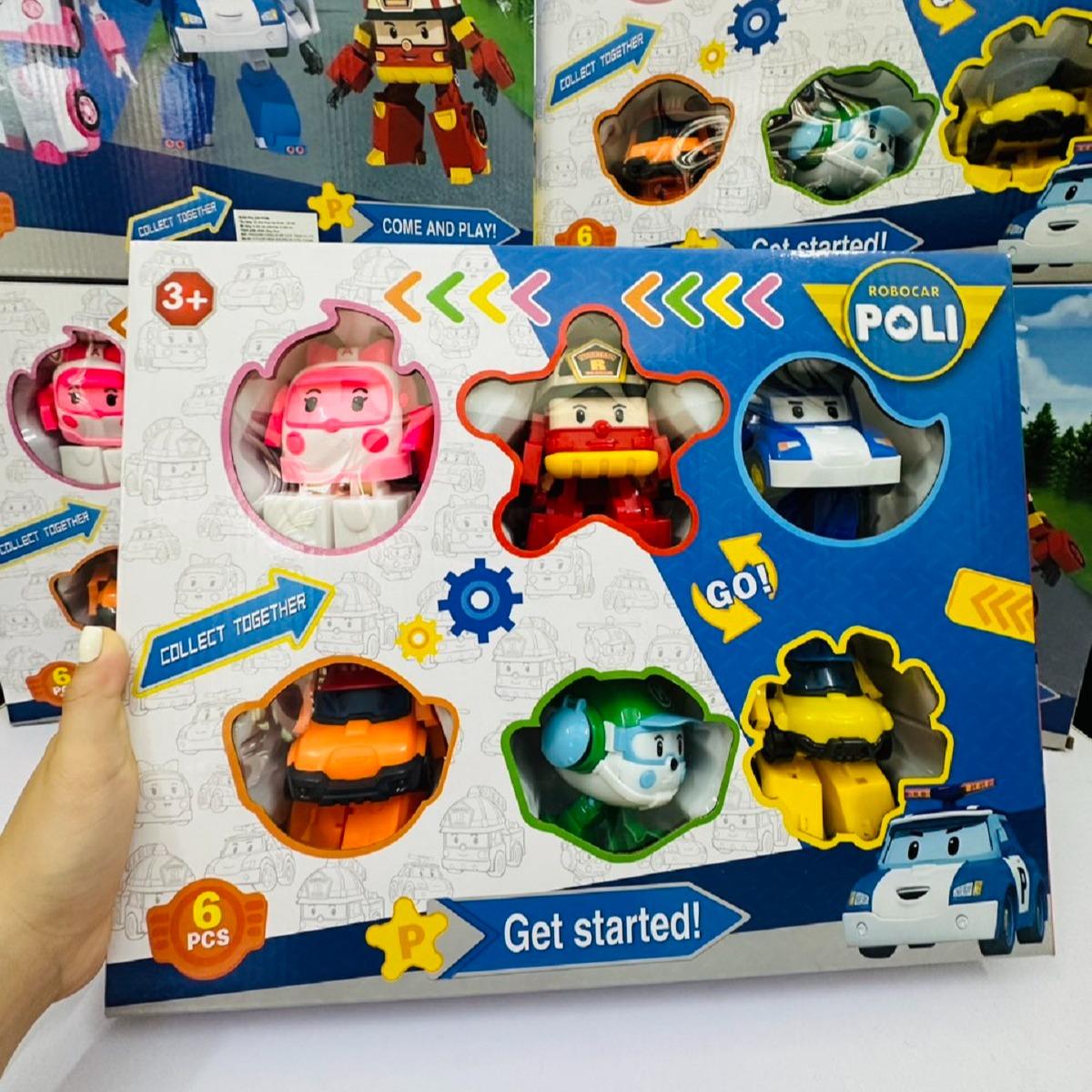 Đồ chơi biệt đội Robocar Poli biến hình ( chế độ robot, chế độ xe ) cho bé thỏa sức sáng tạo Toy