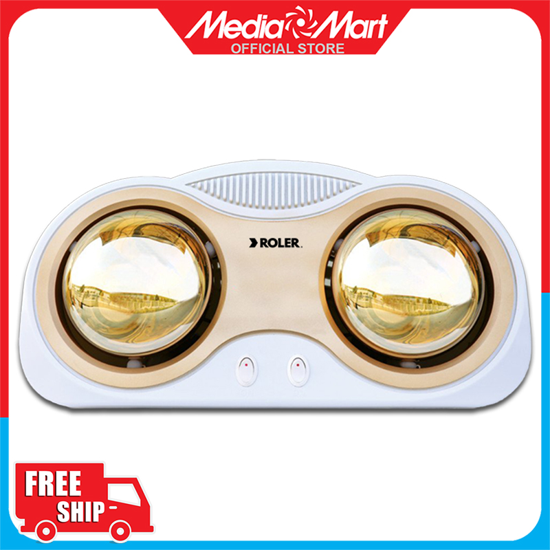 Đèn sưởi nhà tắm 2 bóng roler rl- 2114