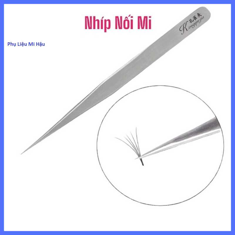 Nhíp Tách Mi_Nhíp Nối Mi Thẳng Dùng Để Tách Và Nối Mi Classic_Nhíp Rẻ Mi Gắp Mi Kẹp Lông Mi_Cây Vuốt Mi_Kèm,Kìm Kẹp Mi