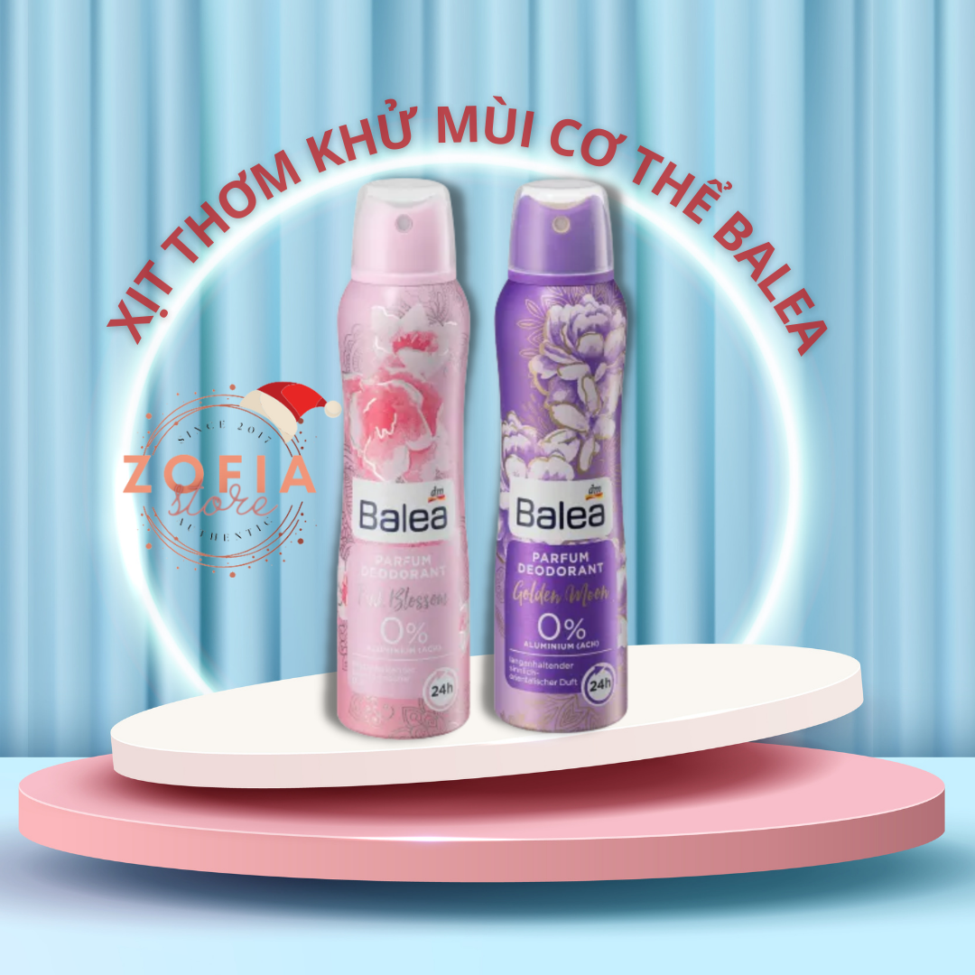 Xịt khử mùi hương nước hoa Balea nội địa Đức