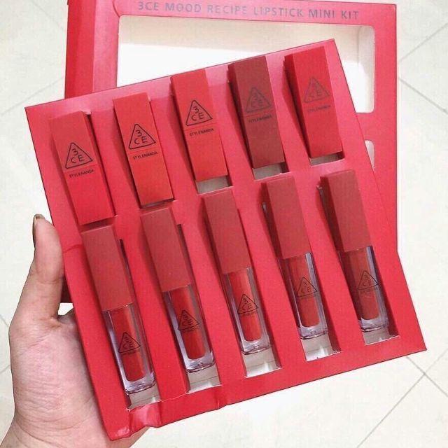 Bộ 10 son thỏi mini siêu lì