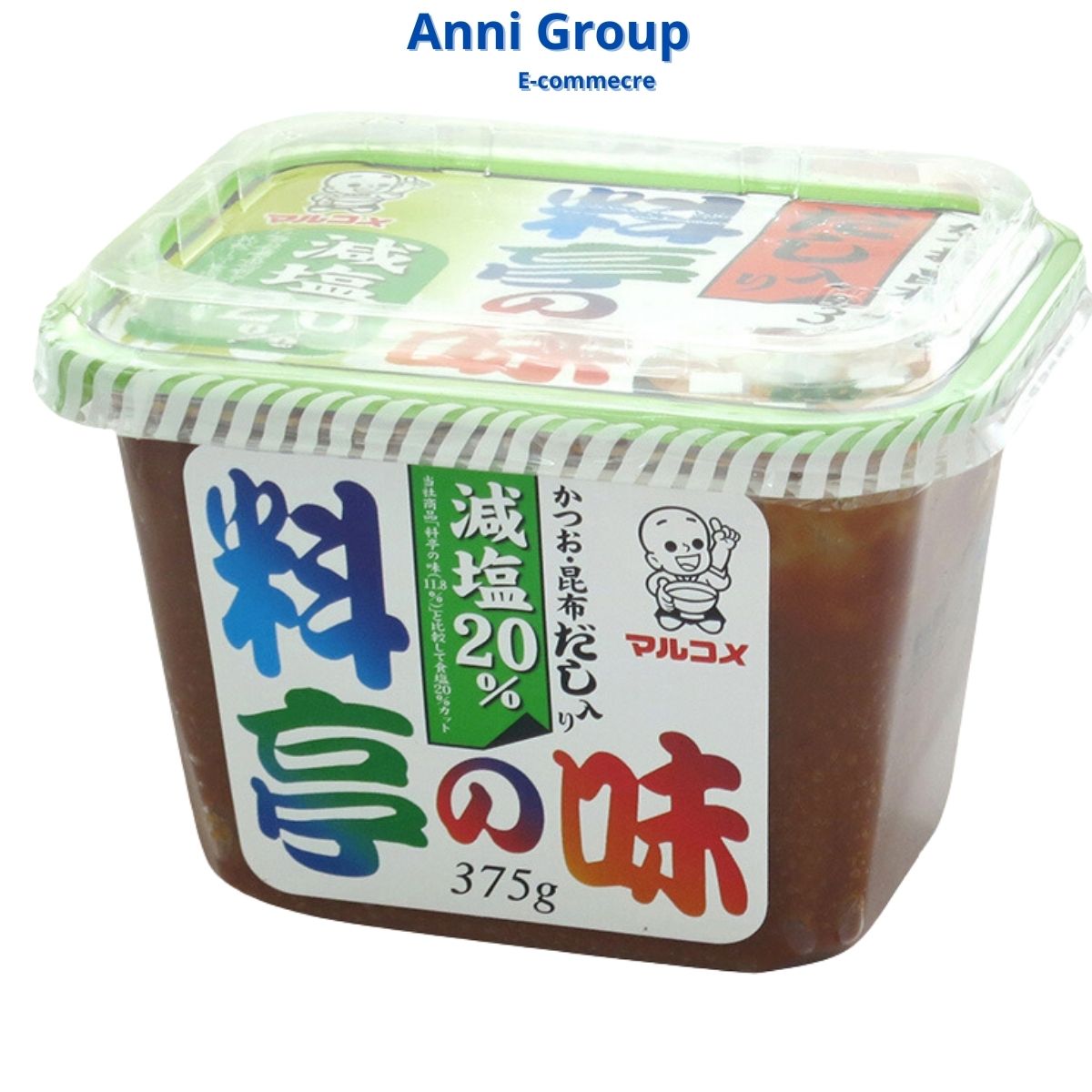 Hcm - miso dashi trộn sẵn marukome 375g - gia vị nhật bản - anni group