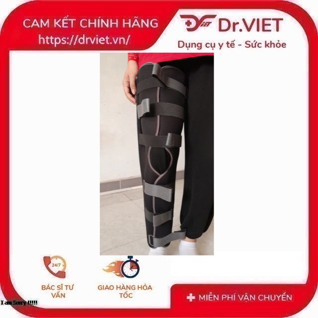 Nẹp đùi dài (Zimmer) GIAHU-018-Hỗ trợ cố định vùng quanh khớp gối, đùi và cẳng chân
