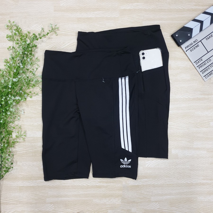 Quần ngố tập gym nữ quần legging lửng