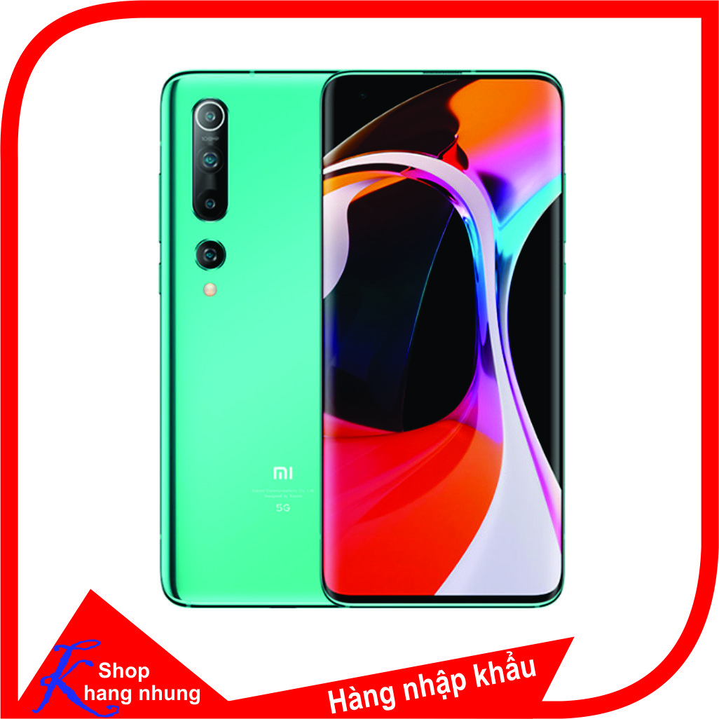 Điện thoại xiaomi mi 10 256gb ram 8gb khang nhung- hàng nhập khẩu