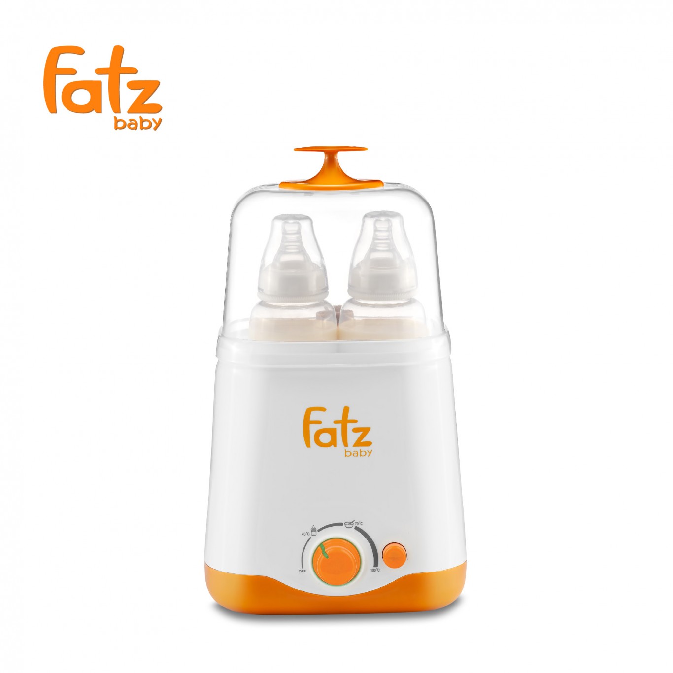 Máy hâm sữa 2 bình cổ rộng fatz baby fb3012sl