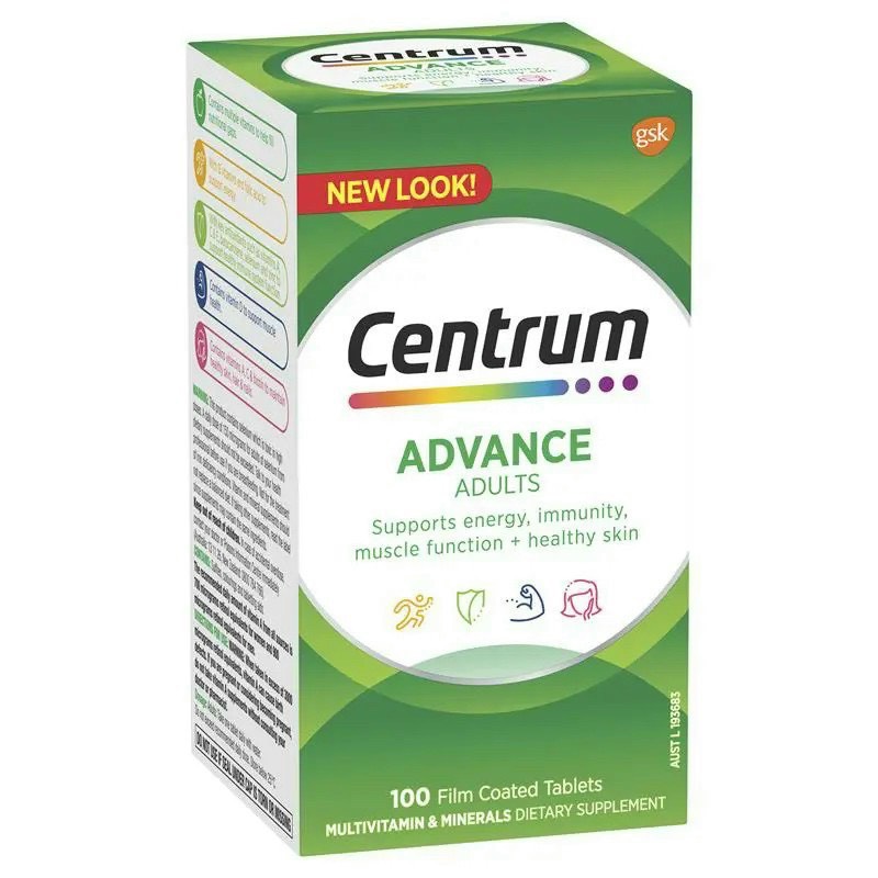 Vitamin Tổng hợp cho người lớn Centrum Advance 100 Tablets