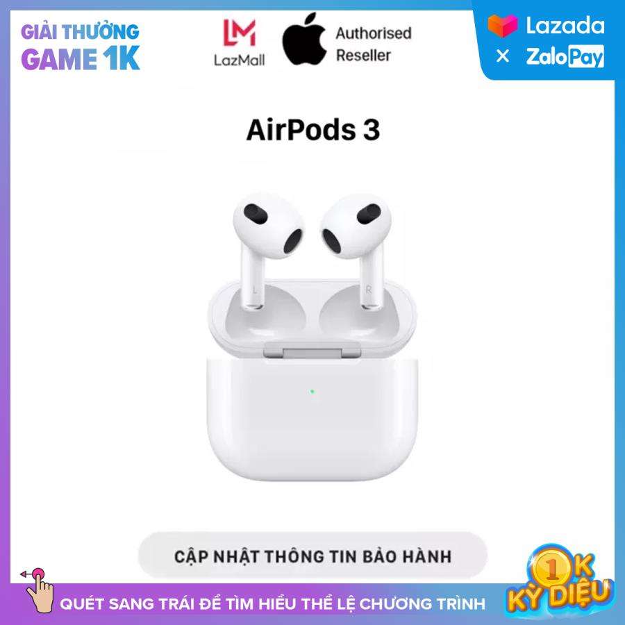 [Voucher Game 1K - Tham gia bằng ví ZaloPay - Mở bán 05/04/2023] Tai nghe Apple AirPods 3