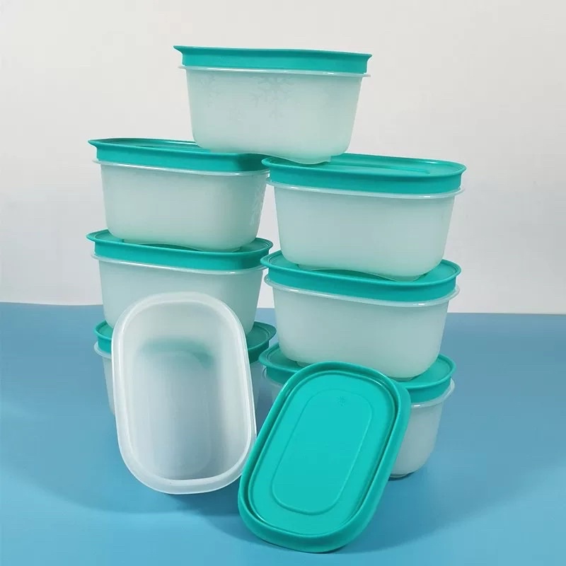 Set 8 Hộp Đông Dẻo Gen II Tupperware 170ml Cao Cấp - Bộ 8 Món Hộp Chứa Thực Phẩm Ngăn Đông Ngăn Mát Tủ Lạnh Chính Hãng