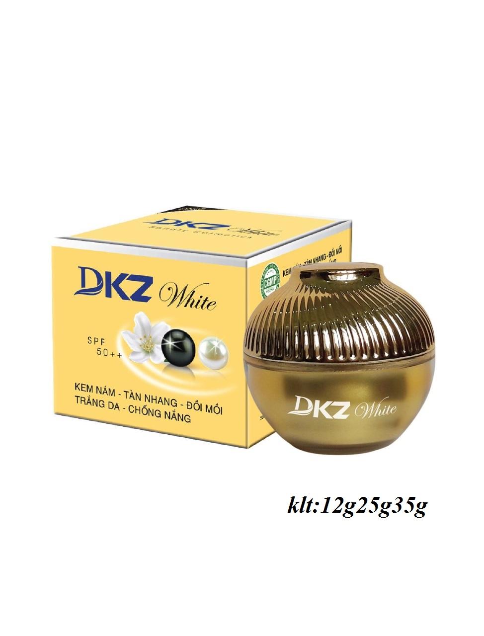 Kem Nám - Tàn Nhang , Đồi Mồi - Trắng Da - Chống Nắng DKZ-WHITE12g25g35g